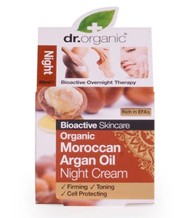 Dr Organic Argan Oil Night Cream - 50 ml