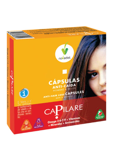 Novadiet Capilare Anti Hair Loss Capsules - 60 Capsules
