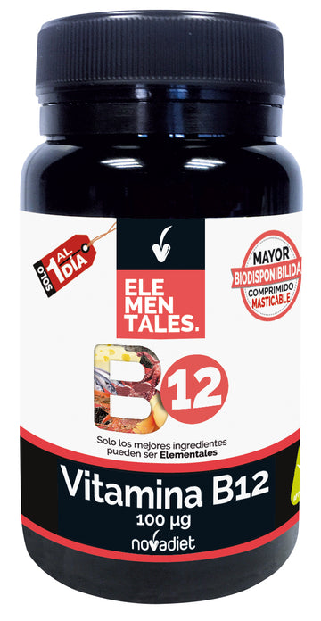 Novadiet Vitamin B12 - 120 Chewable Tablets