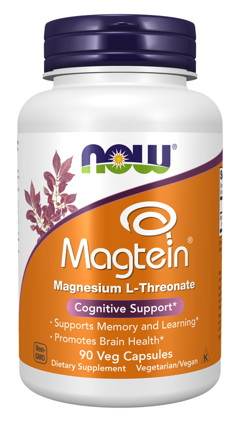 NOW Magtein Magnesium L-Threonate - 90 Capsules
