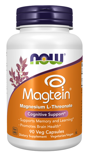 NOW Magtein Magnesium L-Threonate - 90 Capsules
