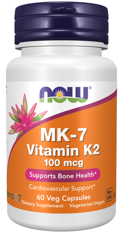 NOW MK-7 Vitamin K2 100 mg - 60 Capsules