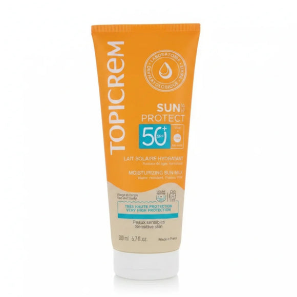 Topicrem Sun Protect SPF50 Moisturizing Sun Milk - 200 ml