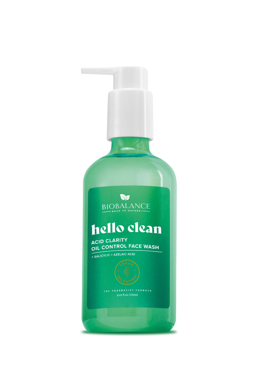 Bio Balance Hello Clean Acid Oil Control Face Wash - 250 ml | GLOW55