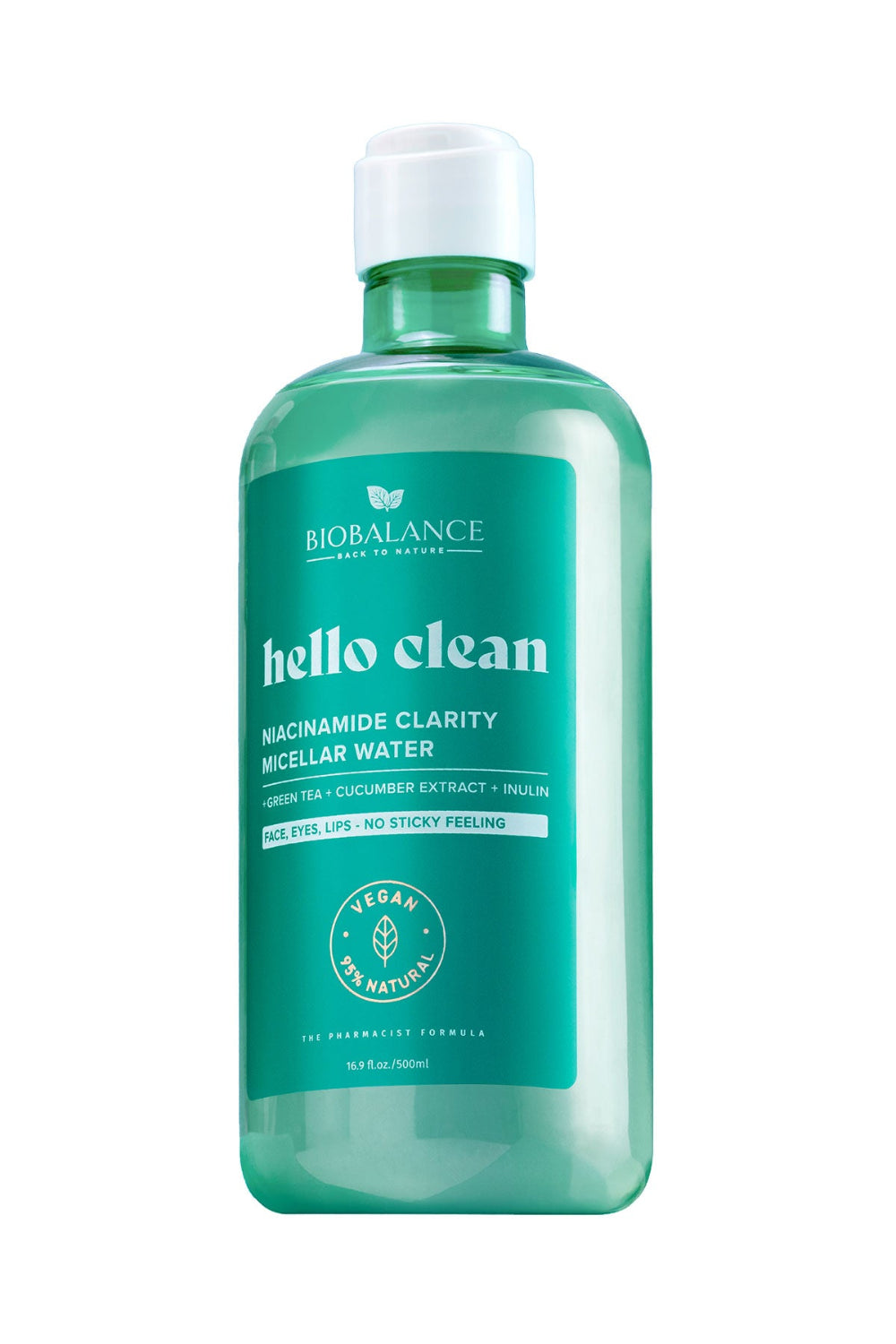 Bio Balance Hello Clean Niacinamide Clarity Micellar - 500 ml | GLOW55