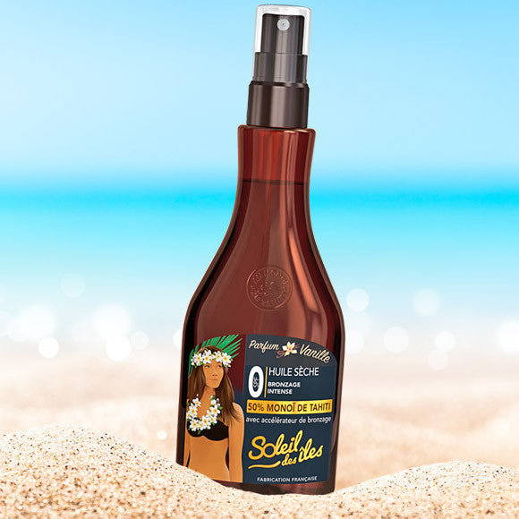 Soleil Des Îles Huile Seche Vanille SPF 0 - 150 ml