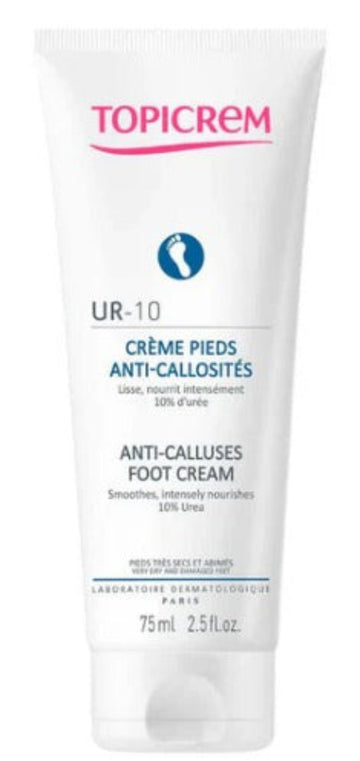 Topicrem Ur-10 Anti-Calluses Foot Cream - 75 ml