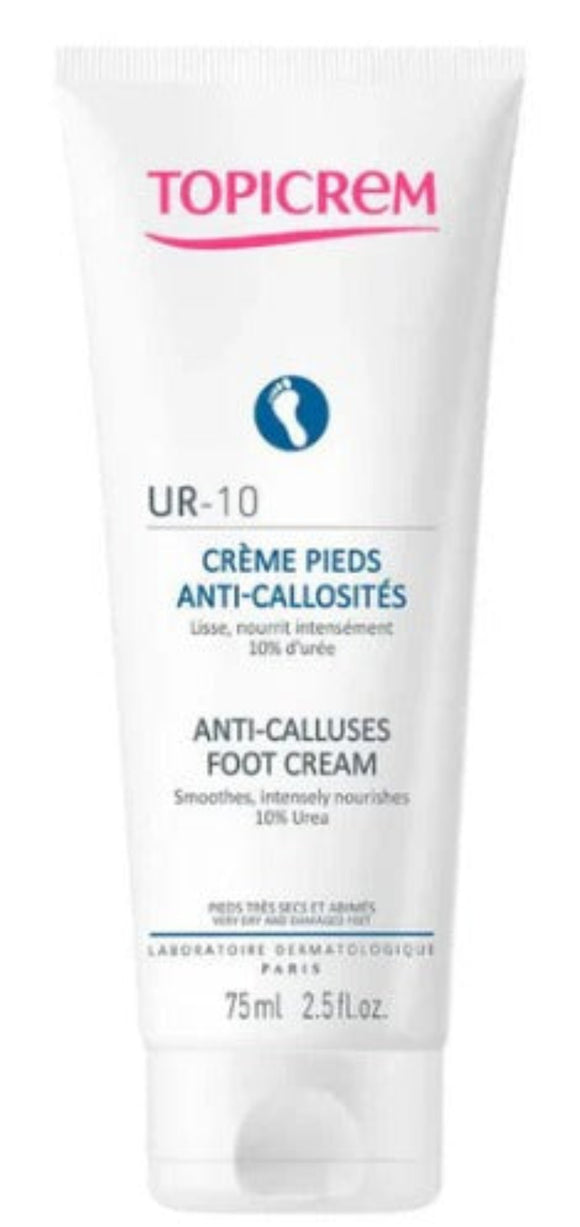 Topicrem Ur-10 Anti-Calluses Foot Cream - 75 ml