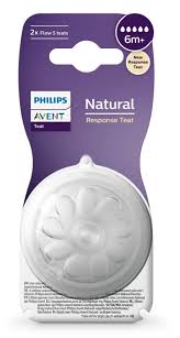 Avent 2 Natural Response Fast Flow Teats - 6M+