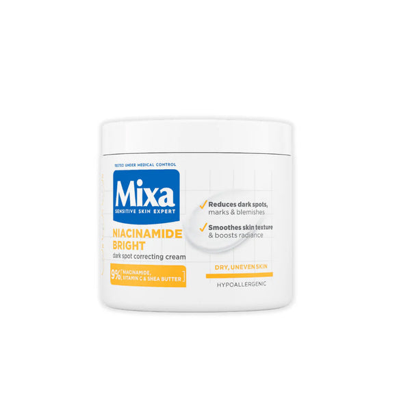 Mixa Niacinamide Bright Moisturising Anti-dark Spot Cream Jar - 400 ml