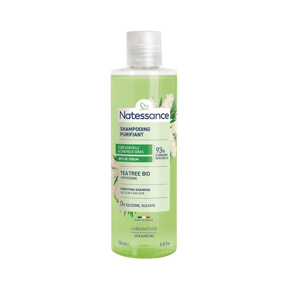 Natessance Purifying Shampoo Tea Tree - 250 ml