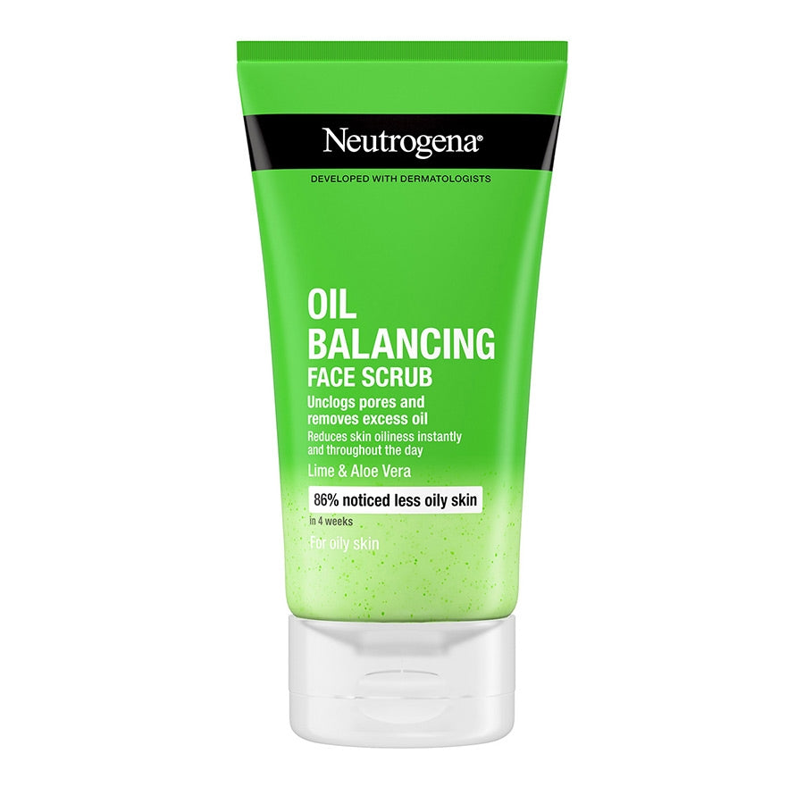 Neutrogena Oil Balancing Exfoliator Lime Oily Skin - 150 ml