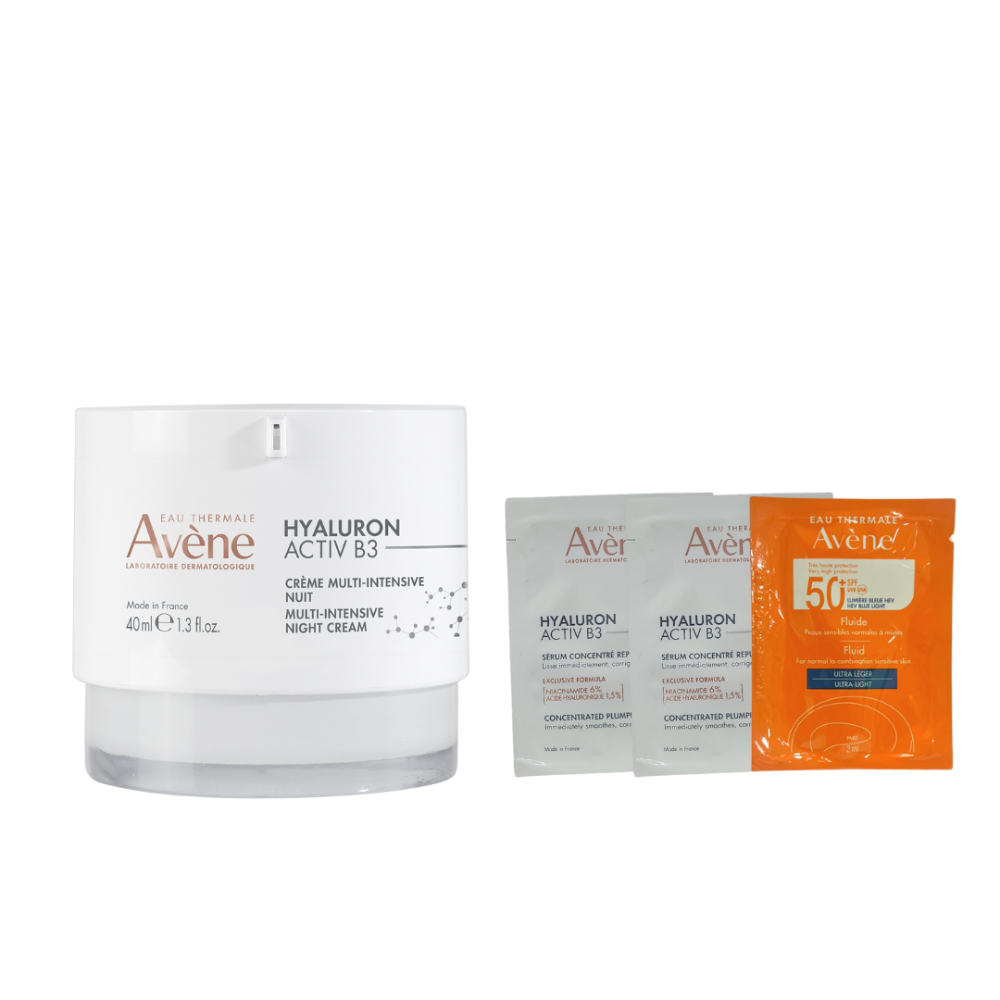 Avene Hyaluron Activ B3 Night Cream Gift Bundle