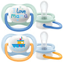 Avent Pacifier Ultra Air Happy I Love Mama 0-6 M+-1