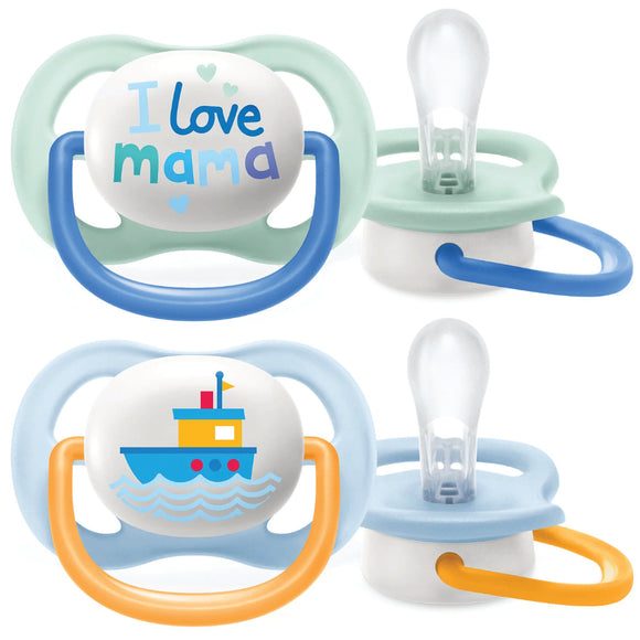 Avent Pacifier Ultra Air Happy I Love Mama 0-6 M+