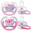 Avent Pacifier Ultra Air Happy I Love Mama 0-6 M+-2