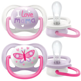 Avent Pacifier Ultra Air Happy I Love Mama 0-6 M+ - 0