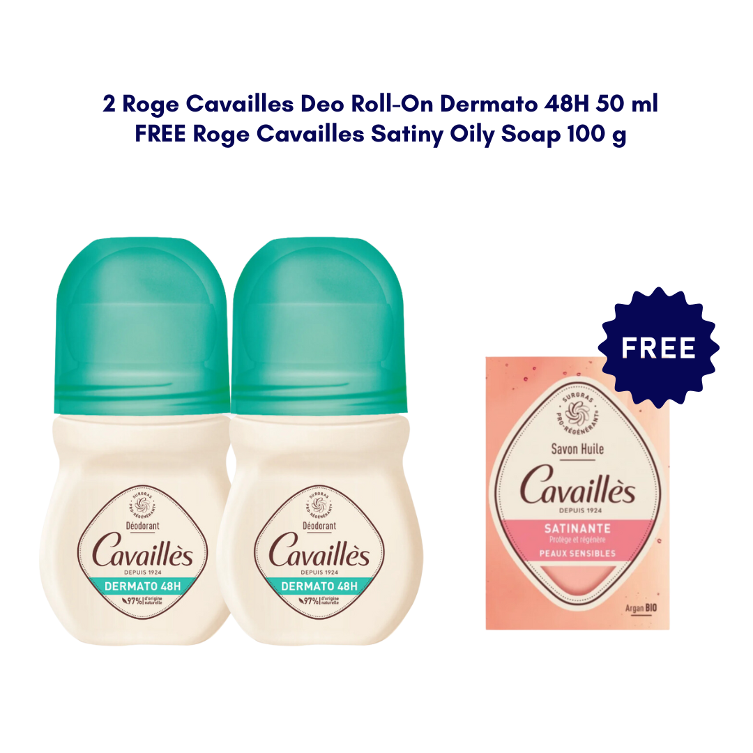 Roge Cavailles Dermato Roll-On Buy 2 Get 1 Bundle