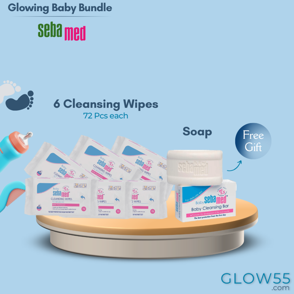 Sebamed Bundle: 6 Cleansing Wipes + Free Gift: Soap
