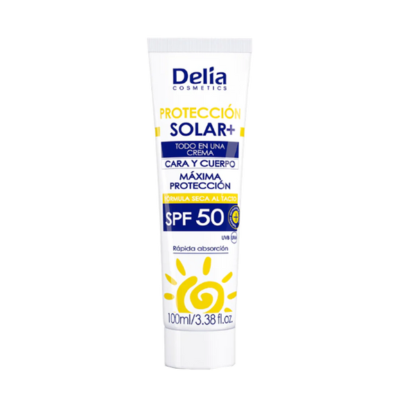 Delia Sun Protection Face Cream SPF 50 - 100 mL