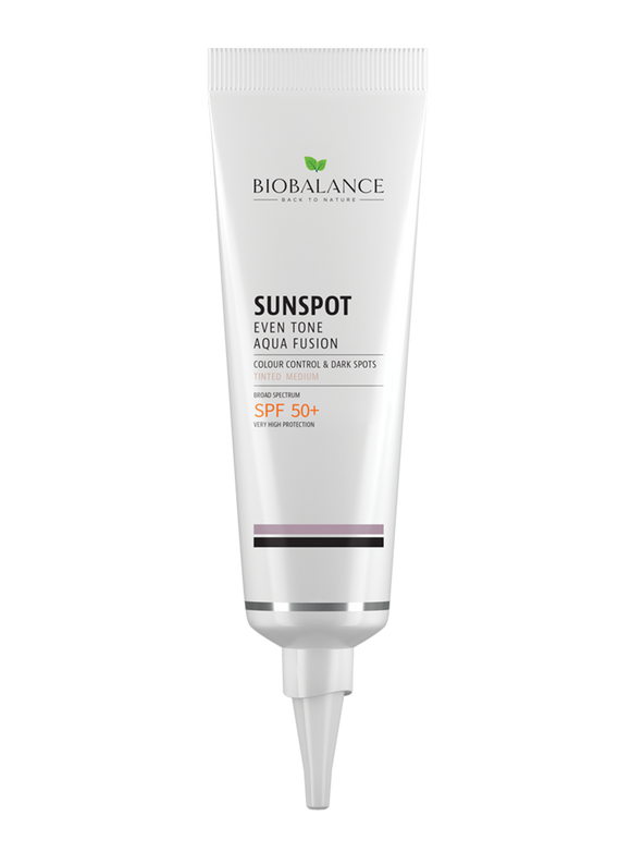 Bio Balance Sunspot Even Tone Aqua Fusion Color Control & Dark Spots Tinted Medium SPF 50 - 40 ml