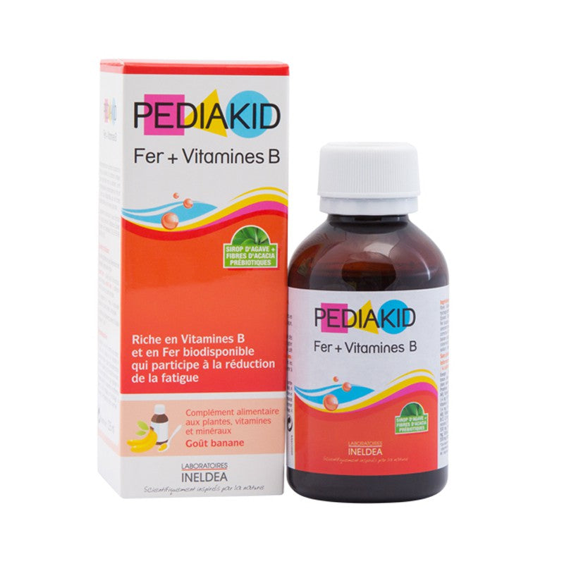 Pediakid Iron + Vitamin B Enhances Iron Intake Syrup