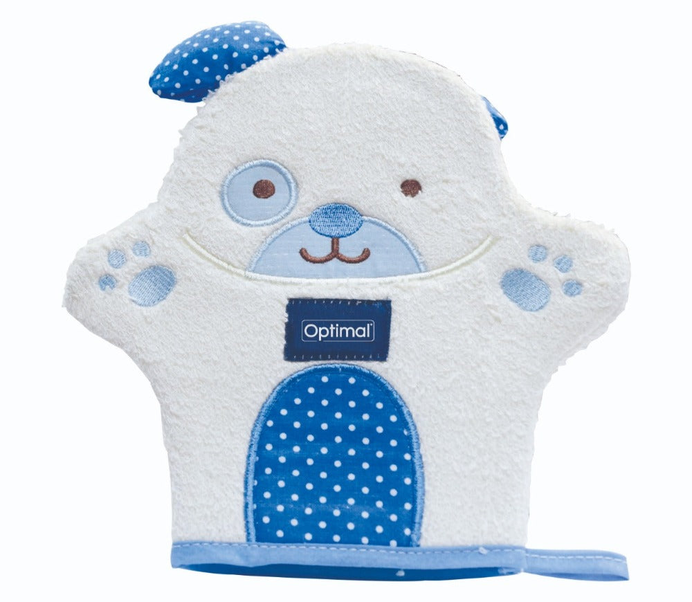 Baby Blue Bath Glove