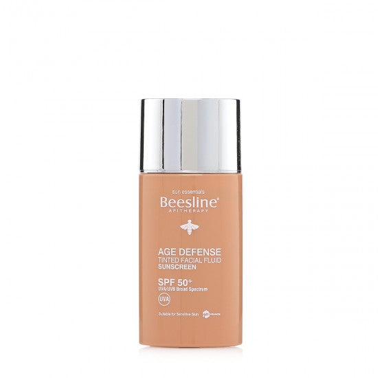 Beesline Age Defense Tinted Facial Fluid Sunscreen - Medium
