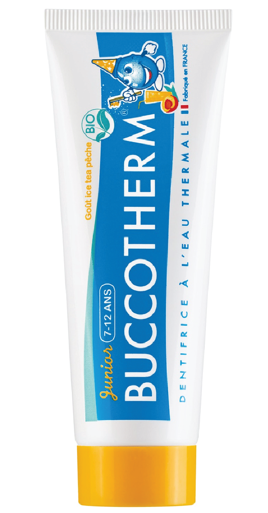 Buccotherm Junior Toothpaste 7-12 Years Old Peach Iced Tea Organic Certified - 50 ml