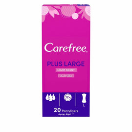 Carefree Plus Large Light Scent 20s