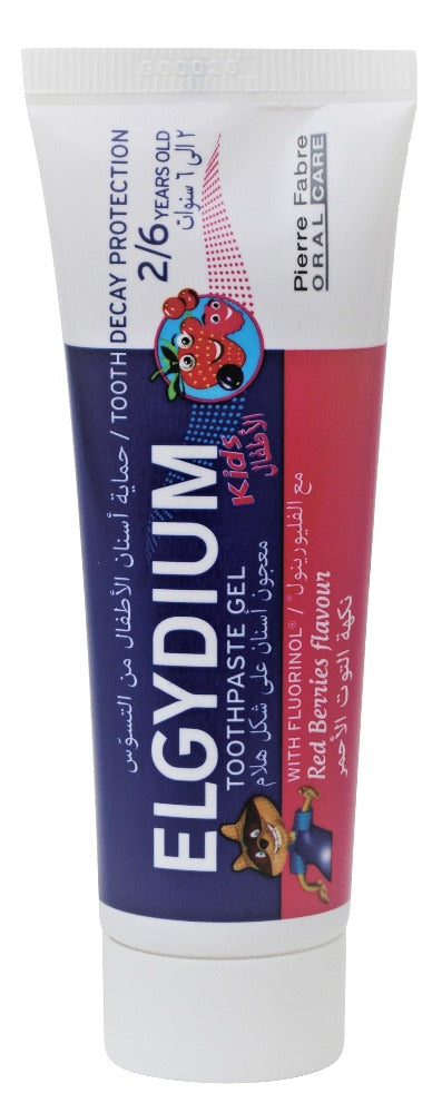 Elgydium Kids Red Berries Toothpaste Ages 2 To 6