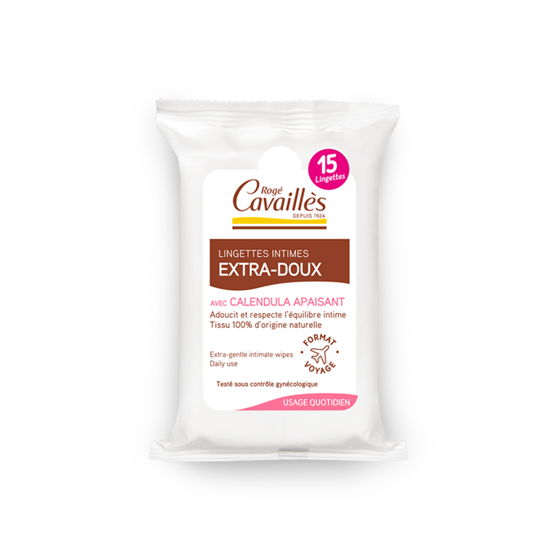 Extra Gentle Intimate Wipes - Daily Use - 15 Wipes
