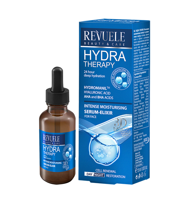 REVUELE HYDRA THERAPY Intense Moisturising Serum – Elixir - 25 ml