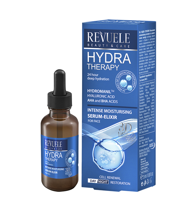 REVUELE HYDRA THERAPY Intense Moisturising Serum – Elixir - 25 ml