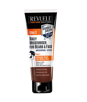 REVUELE MEN CARE SOLUTIONS Daily Moisturiser for Beard & Face - 80 ml