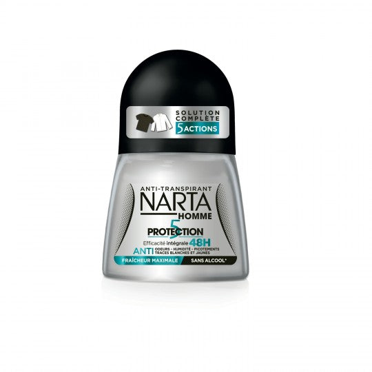 Narta Homme Protect 5 Deodorant, Roll-On