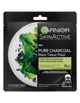 Pure Charcoal Black Tissue Mask