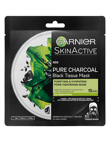 Pure Charcoal Black Tissue Mask