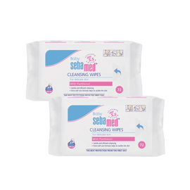 Sebamed Baby Wet Wipes 72 Duo Pack