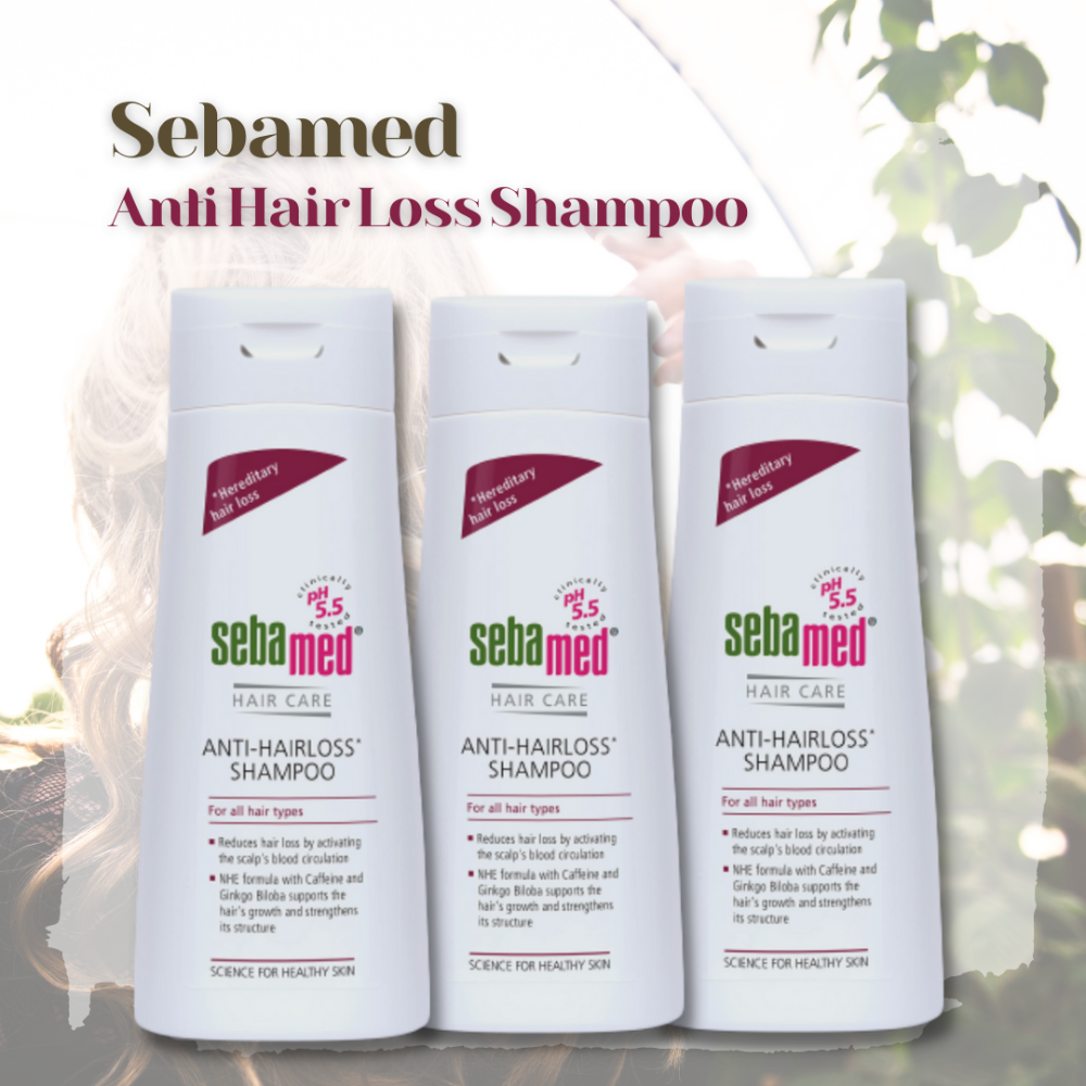 Sebamed Bundle Anti Hair Loss Shampoo 3 Bottles