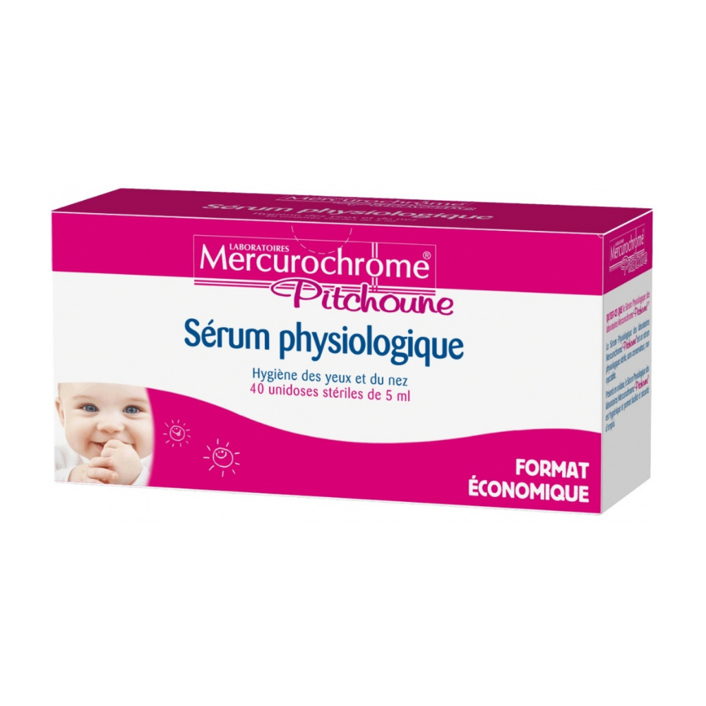 Serum Physiologique- 40 Single Doses Of 5 ml