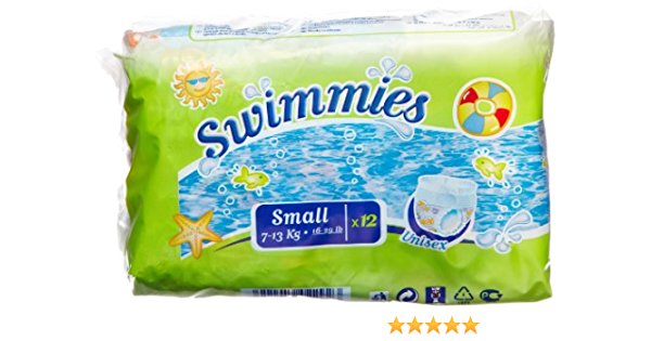Swimmies Beach Diapers Small 7-13Kg - 12 pcs
