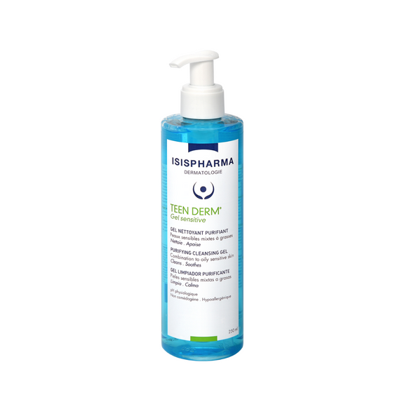 TEEN DERM Gel Sensitive Purifying Cleansing Gel