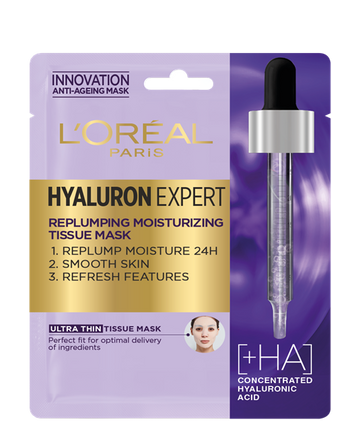L'oréal - Hyaluron Specialist Replumping Moisturizing Mask - Moisturizing And Filling Face Sheet Mask