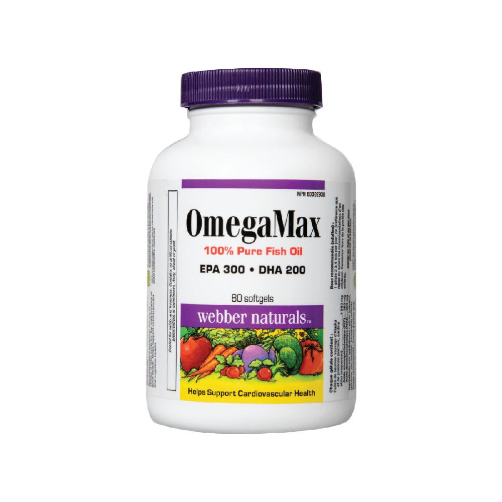 Webber Naturals® Omegamax - 80 Softgels